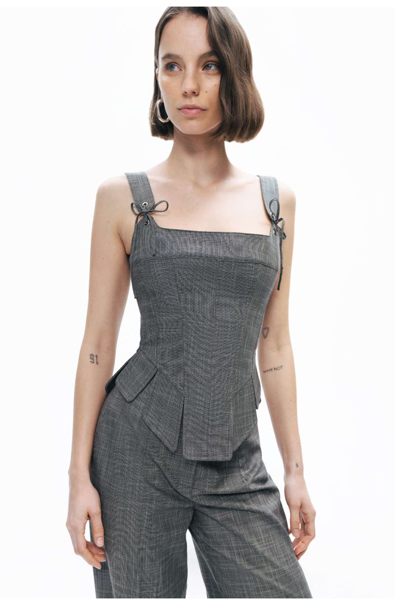 Nocturne Eyelet Tie Detail Blouse, Main, color,