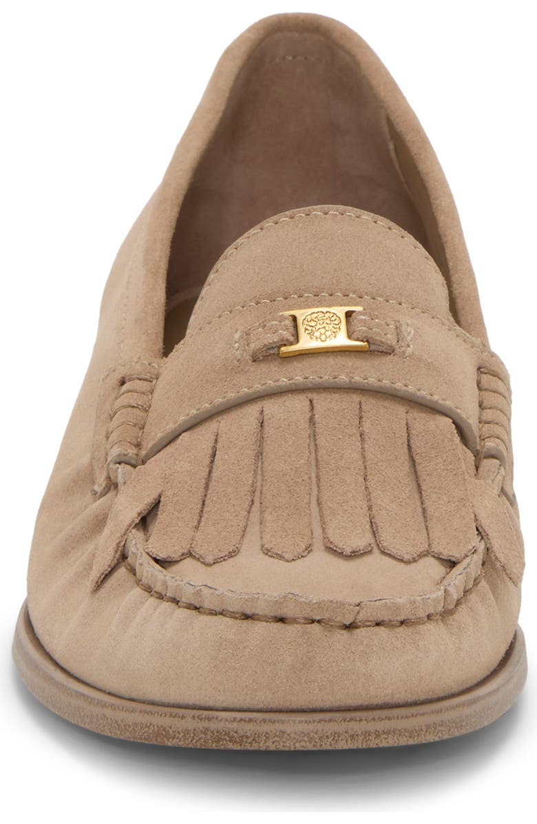 Vince Camuto Cosette Fringe Loafer, Alternate, color, Tortilla