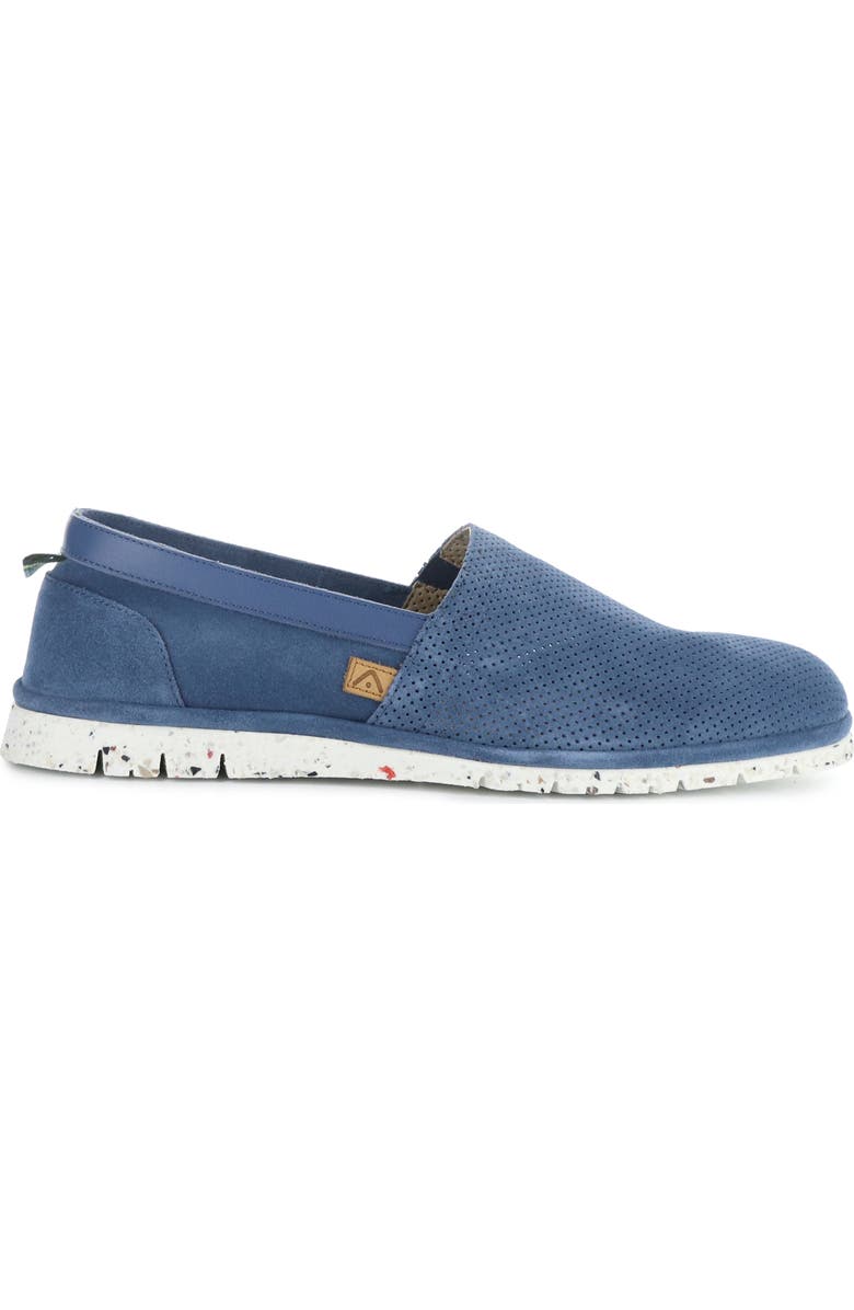 Ambitious 11162 Perforated Loafer, Alternate, color, Jeans Suede