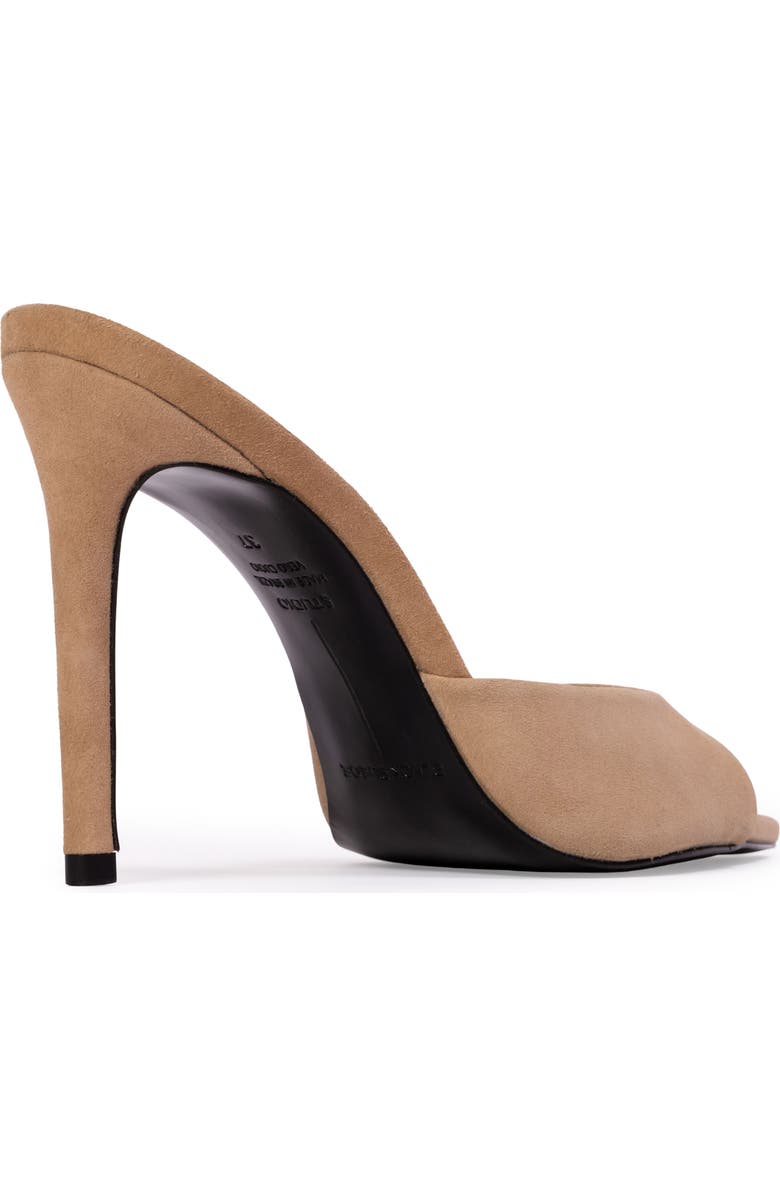 BLACK SUEDE STUDIO Brea Pointed Toe Sandal, Alternate, color, Sand Suede