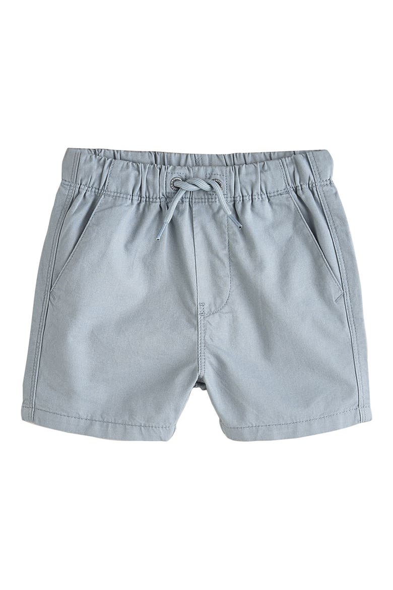 Kids' 3-Pack Assorted Cotton Drawstring Shorts, Alternate, color, BLUE MULTI