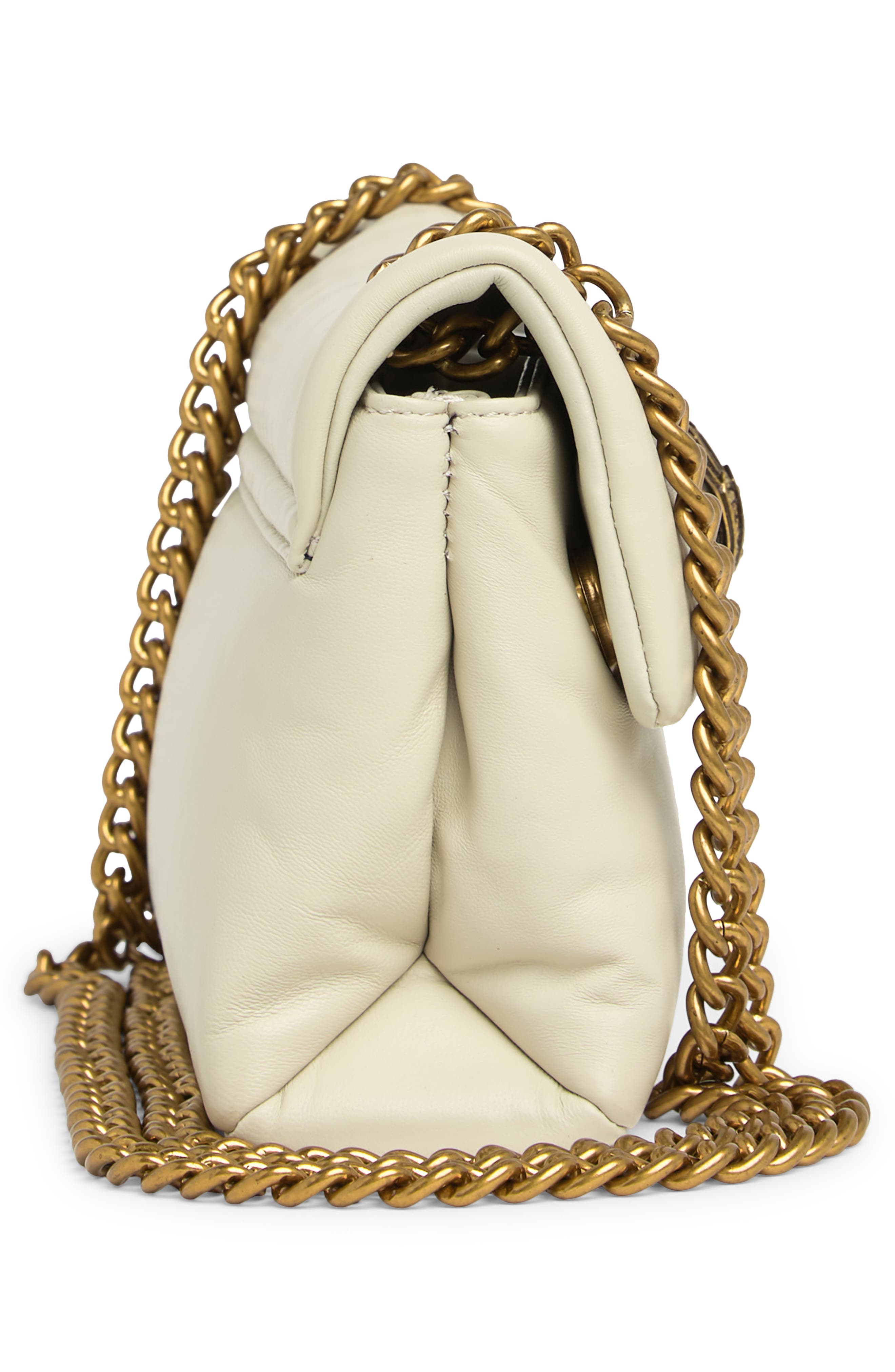 Kurt Geiger London Mini Kew Mini Leather Bag, Alternate, color, Natural