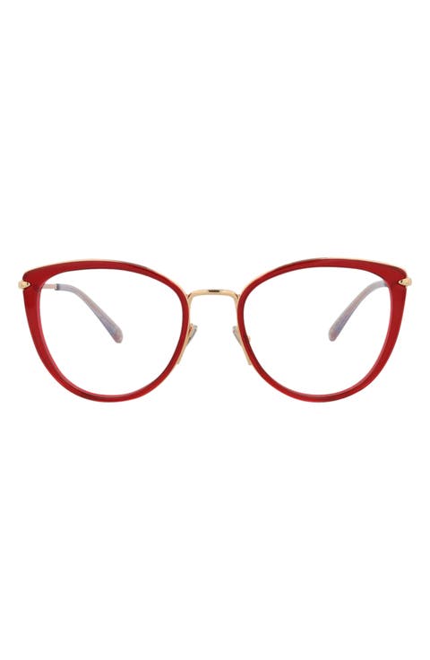 Novelty 54mm Cat Eye Optical Glasses