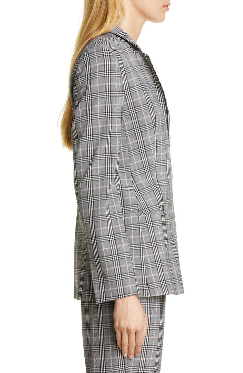 HUGO Alevia Plaid Blazer, Alternate, color,