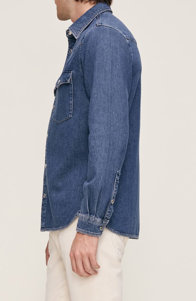 DL1961 Dominick Denim Snap-Up Western Shirt, Alternate, color, Indigo Frontier