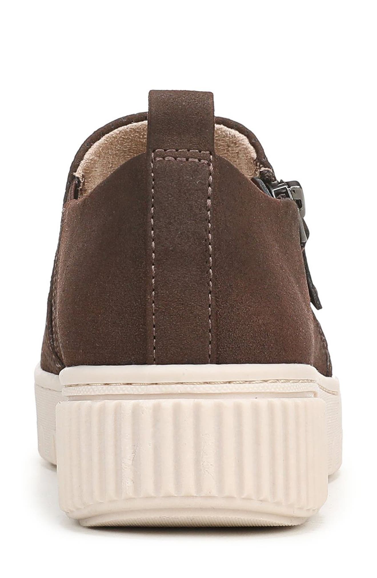 SOUL NATURALIZER Turner Perforated Platform Sneaker, Alternate, color, Midnight Brown Faux Leather