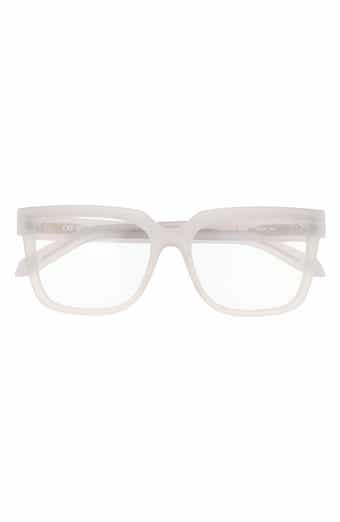 Off-White 55mm Square Reading Glasses