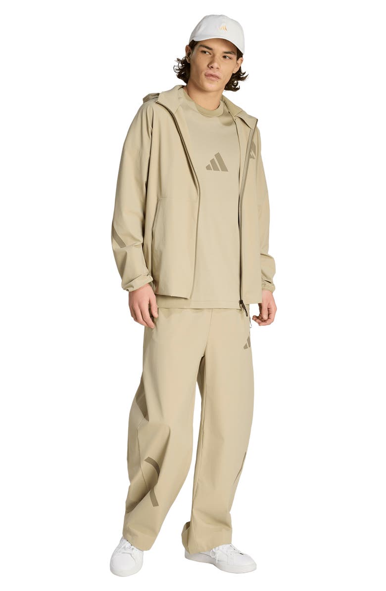 adidas Z.N.E. Cotton UPF 50+ Graphic T-Shirt, Alternate, color, Wonder Cargo