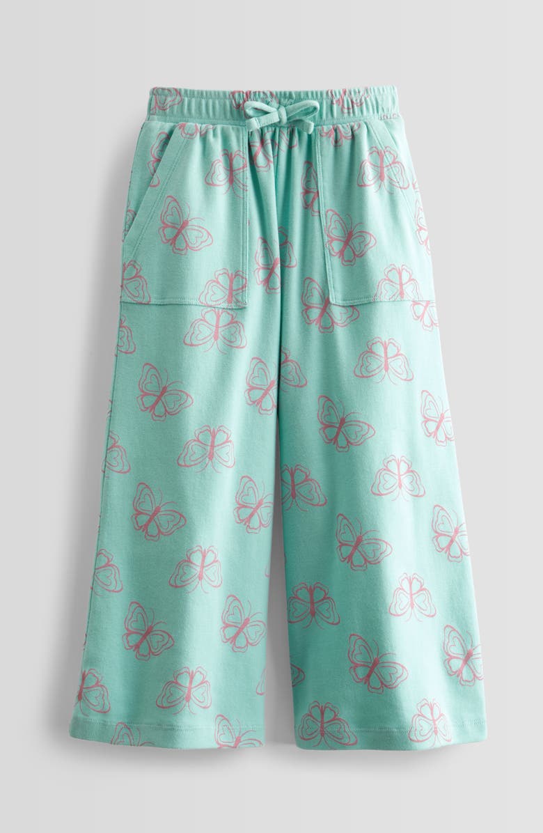 Tucker + Tate Kids' Cotton Wide Leg Pants, Main, color, Green Yucca Simple Butterflies
