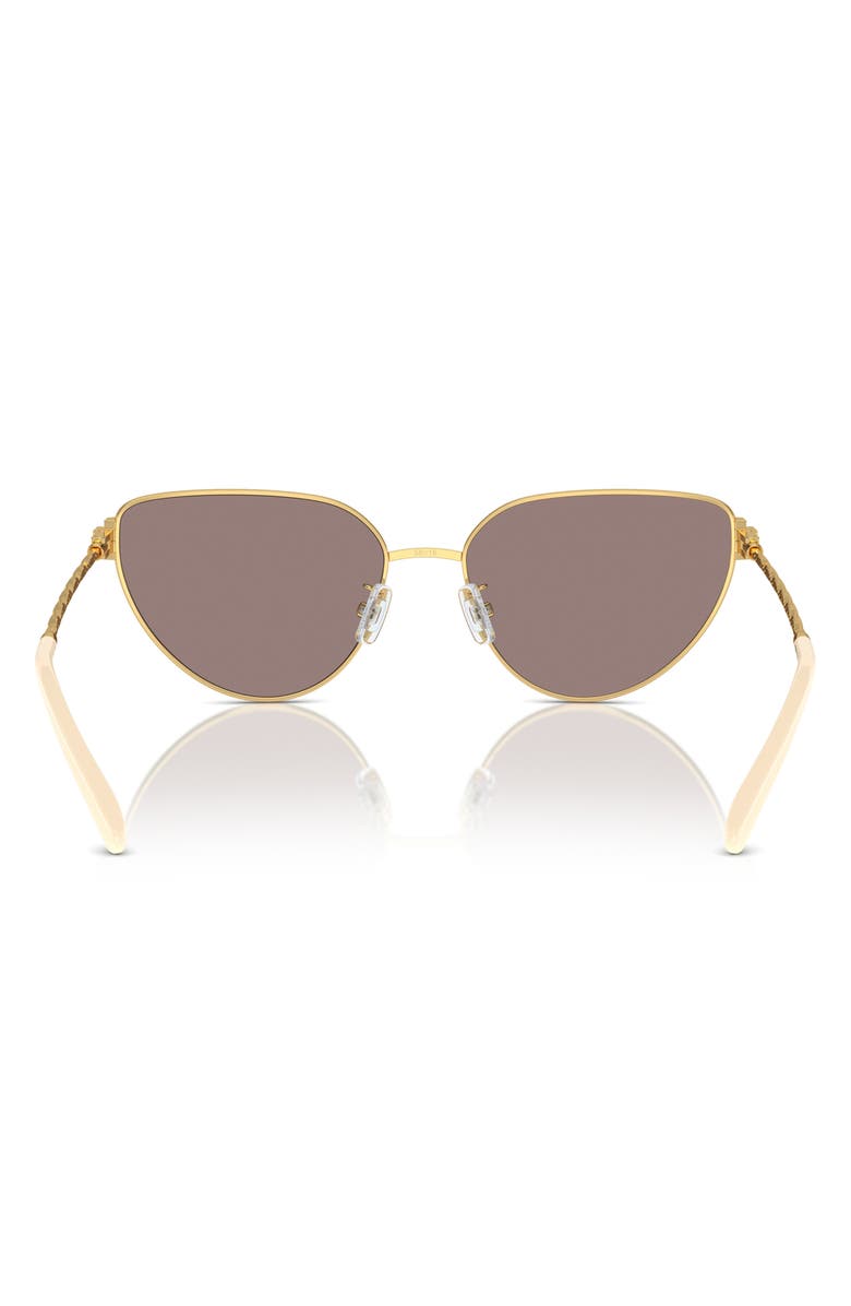 Tory Burch 56mm Cat Eye Sunglasses, Alternate, color, 