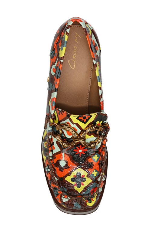 Circus Ny By Sam Edelman Susie Platform Loafer Pump In Dark Bourbon