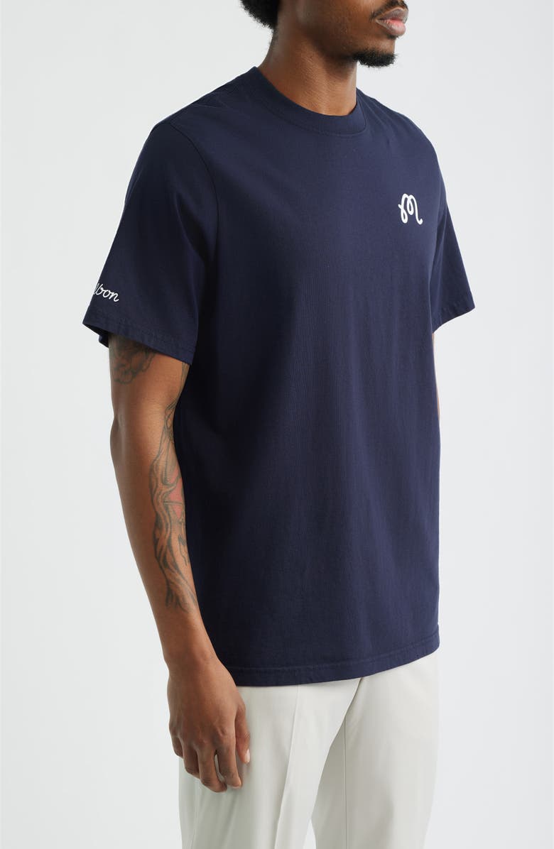 Malbon Golf Bermuda Championship Graphic T-Shirt, Alternate, color, Midnight