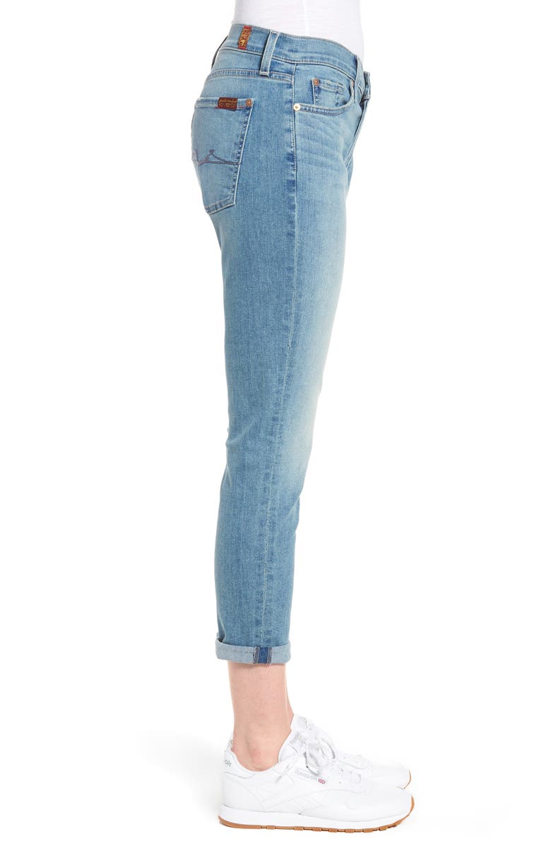 7 For All Mankind <sup>®</sup> Josefina Crop Boyfriend Jeans, Alternate, color, 