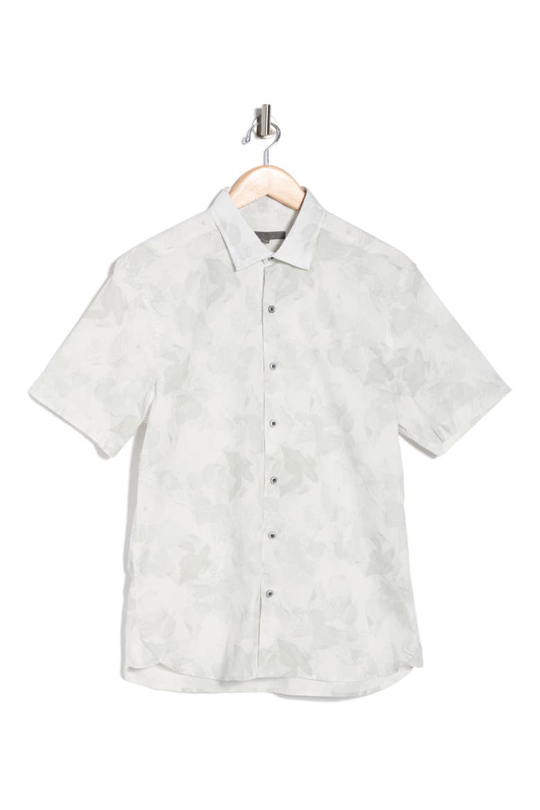 Gimli Short Sleeve Button-Up Shirt, Alternate, color, WHITE MULTI