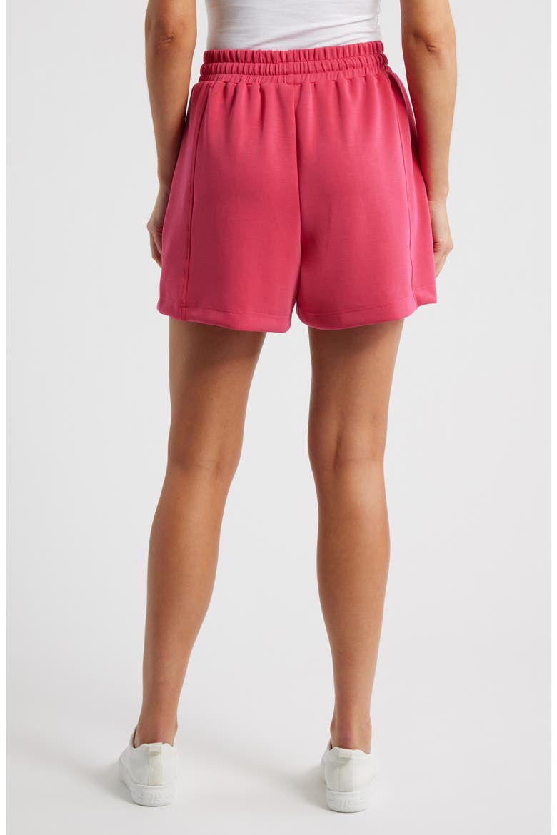 Drawstring Lounge Shorts, Alternate, color, BRIGHT ROSE