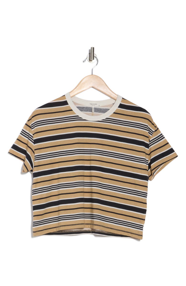 rag & bone Mai Boxy Stripe T-Shirt, Alternate, color, 