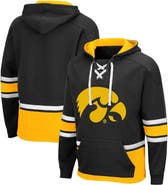 COLOSSEUM Men's Colosseum Black Iowa Hawkeyes Lace Up 3.0 Pullover Hoodie