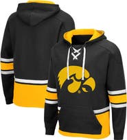 COLOSSEUM Men's Colosseum Black Iowa Hawkeyes Lace Up 3.0 Pullover Hoodie