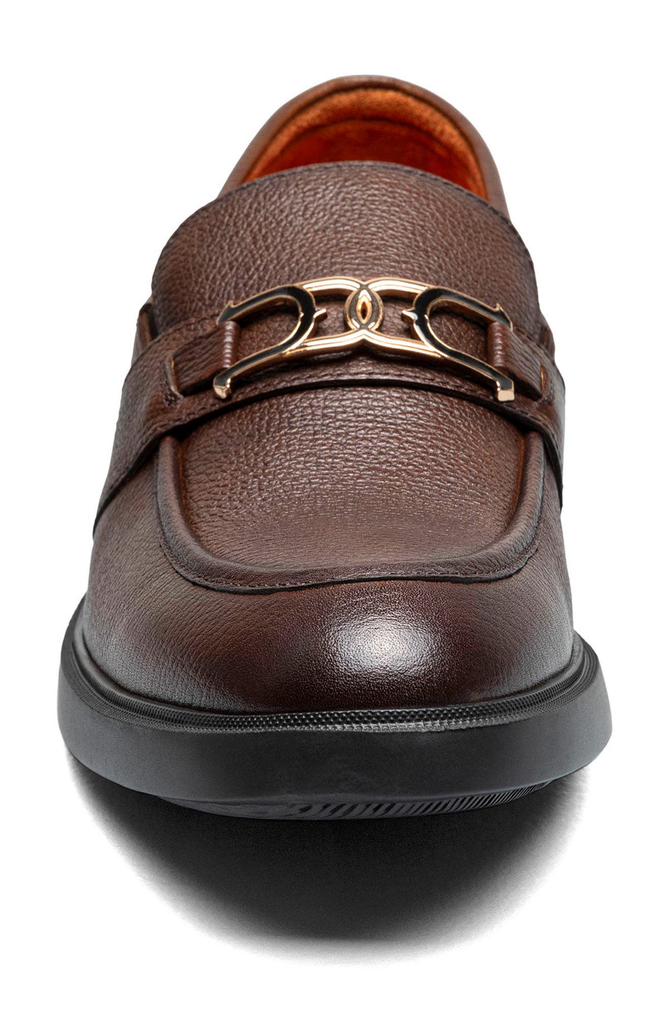 Todridge Apron Toe Bit Loafer, Alternate, color, BROWN TUMBLE