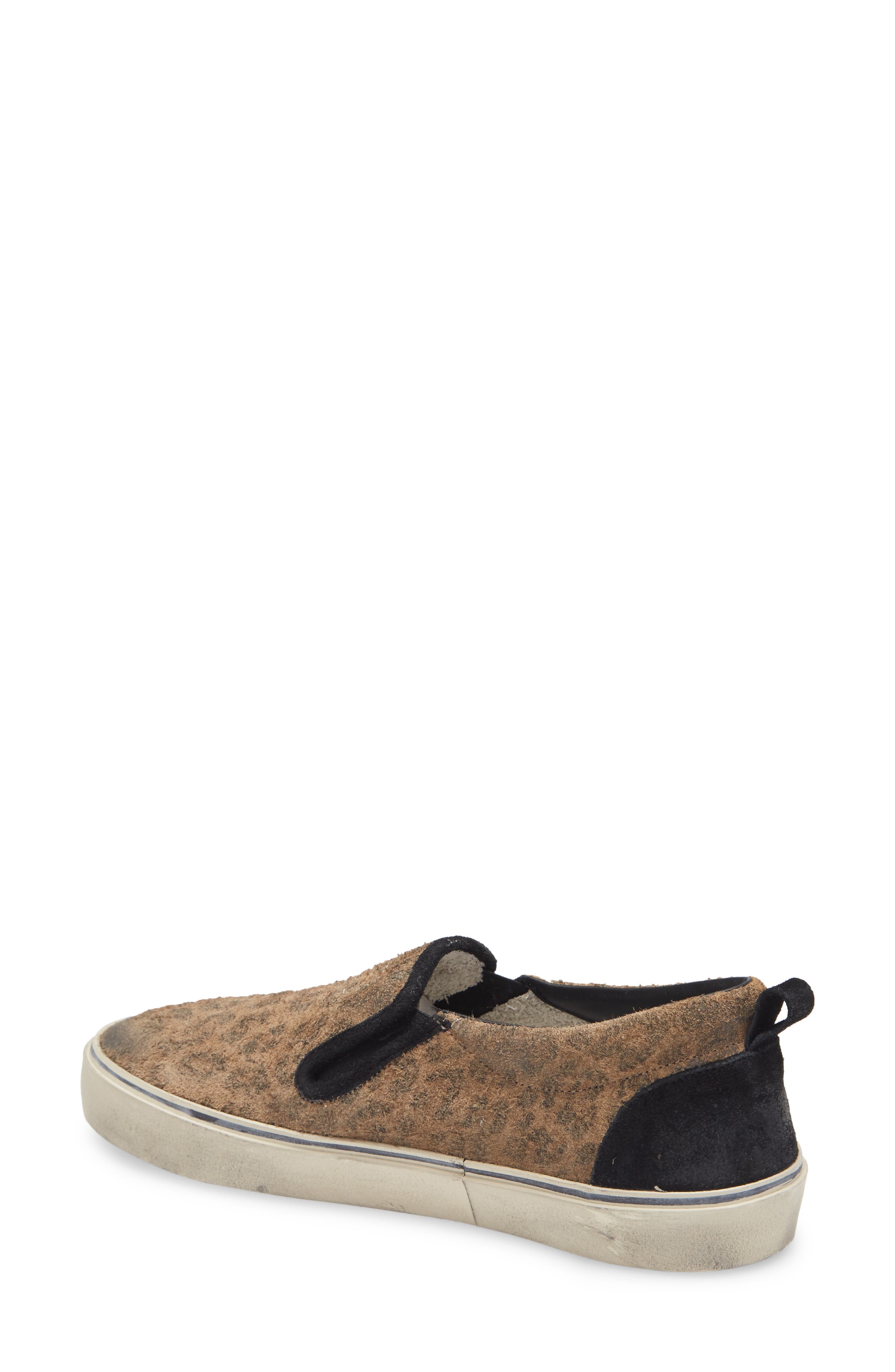 Golden Goose Hanami Leopard Print Slip-On Sneaker, Alternate, color, 