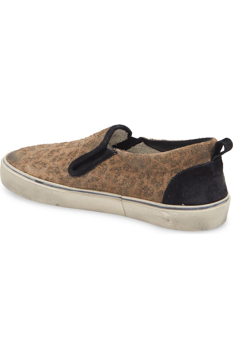 Golden Goose Hanami Leopard Print Slip-On Sneaker, Alternate, color,