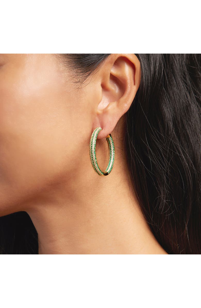 NICKHO REY Tire Hoops, Alternate, color, Green Stripe/Gold