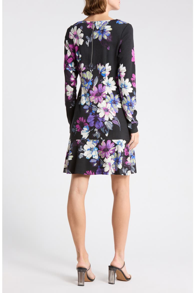 Darcy Nightshade Long Sleeve Dress, Alternate, color, BLACK