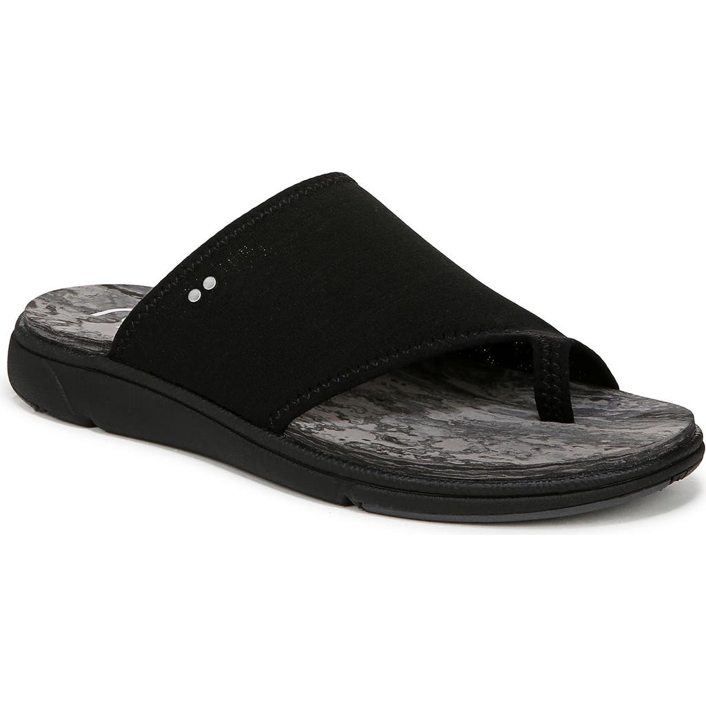 Shop Ryka Rykä Margo Slide Sandal In Black