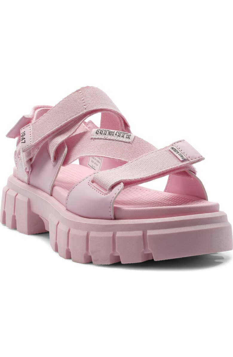 Palladium Revolt Mono Platform Sandal, Main, color, Cold Pink
