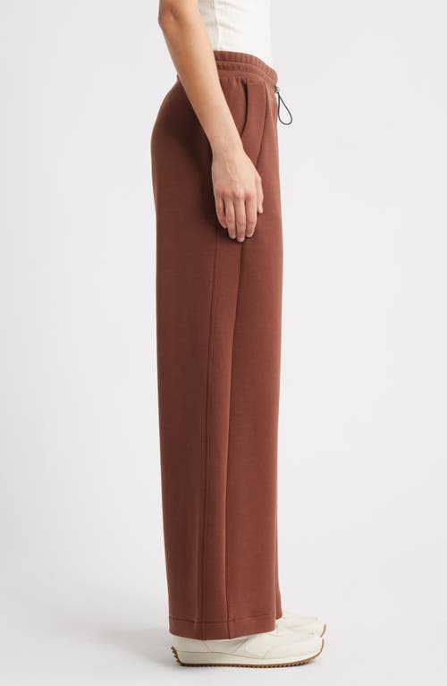 City Blues Toggle Waist Athletic Pants In Brown