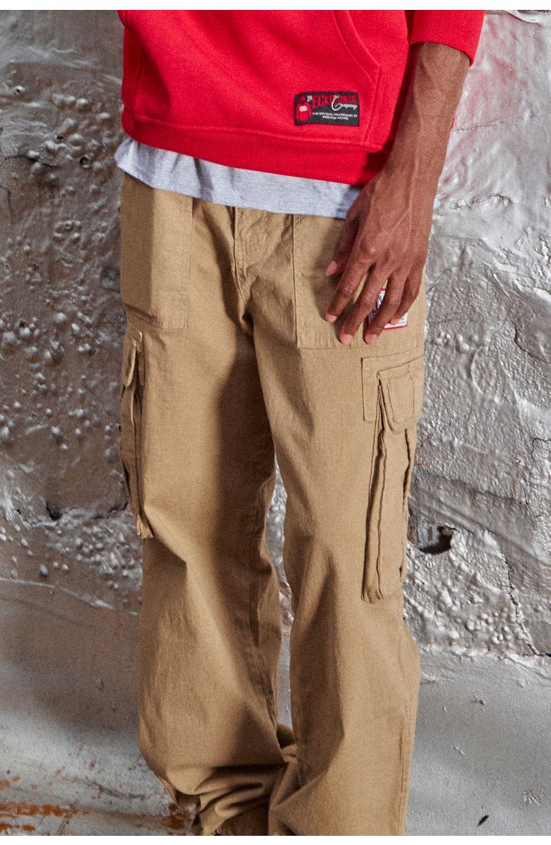 Ecko Unltd. Men's Nylon Ripstop Cargo Pant, Alternate, color, Dk Khaki