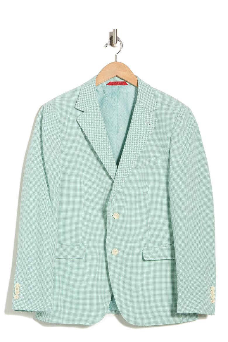 Trim Fit Blazer, Alternate, color, LIGHT GREEN