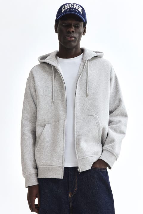 Loose Fit Zip-through Hoodie