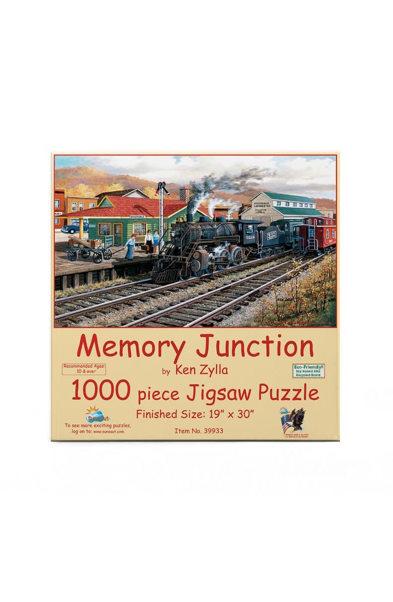 Sunsout Memory Junction 1000 piece Jigsaw Puzzle for Adults, Alternate, color, Multicolor