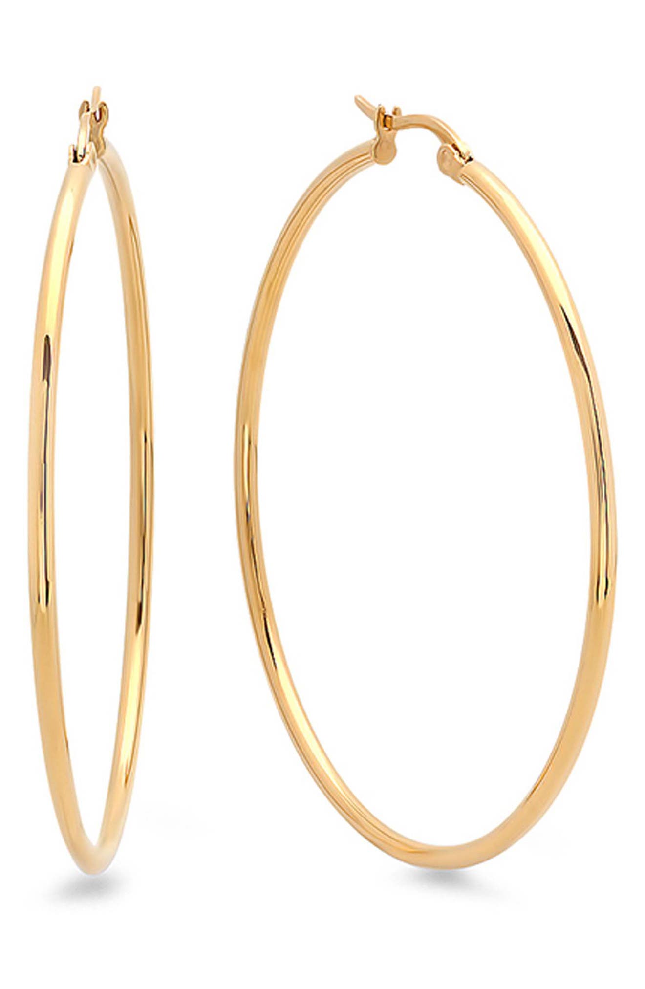 Slim Hoop Earrings