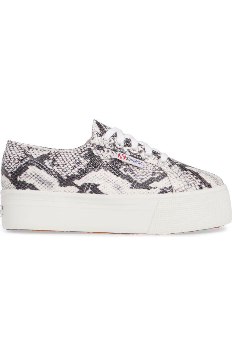Superga 2750 Fancotw Snake Print Sneaker, Alternate, color,