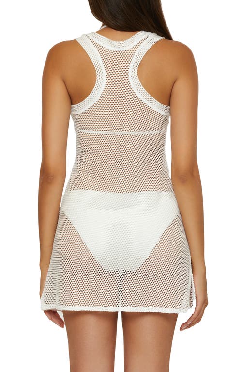 Shop Bca Fishnet Cover-up Mini Sundress
