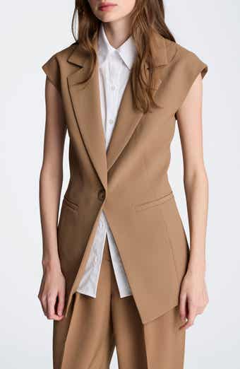 Kenneth Cole Layered Vest with Detachable Shirt Inset