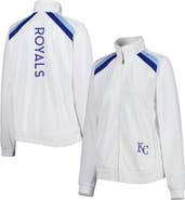G-III 4HER BY CARL BANKS Women's G-III 4Her by Carl Banks White Kansas City Royals Red Flag Full-Zip Track Jacket