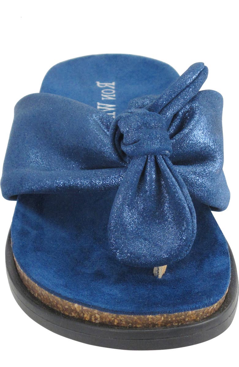 Ron White Gayla Metallic Leather Flip Flop, Alternate, color,