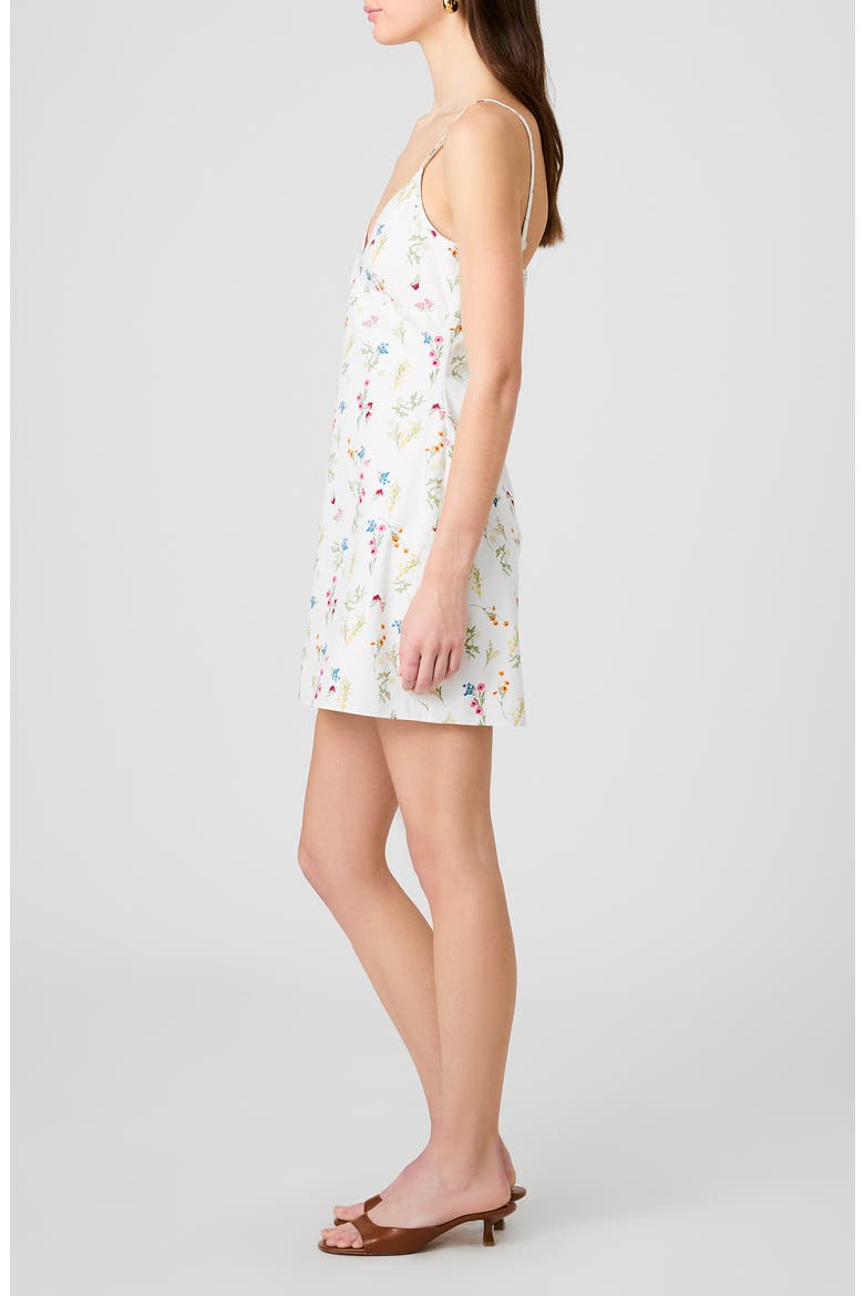 Alissa Floral Print Sleeveless Minidress, Alternate, color, SUMMER WHITE MULTI