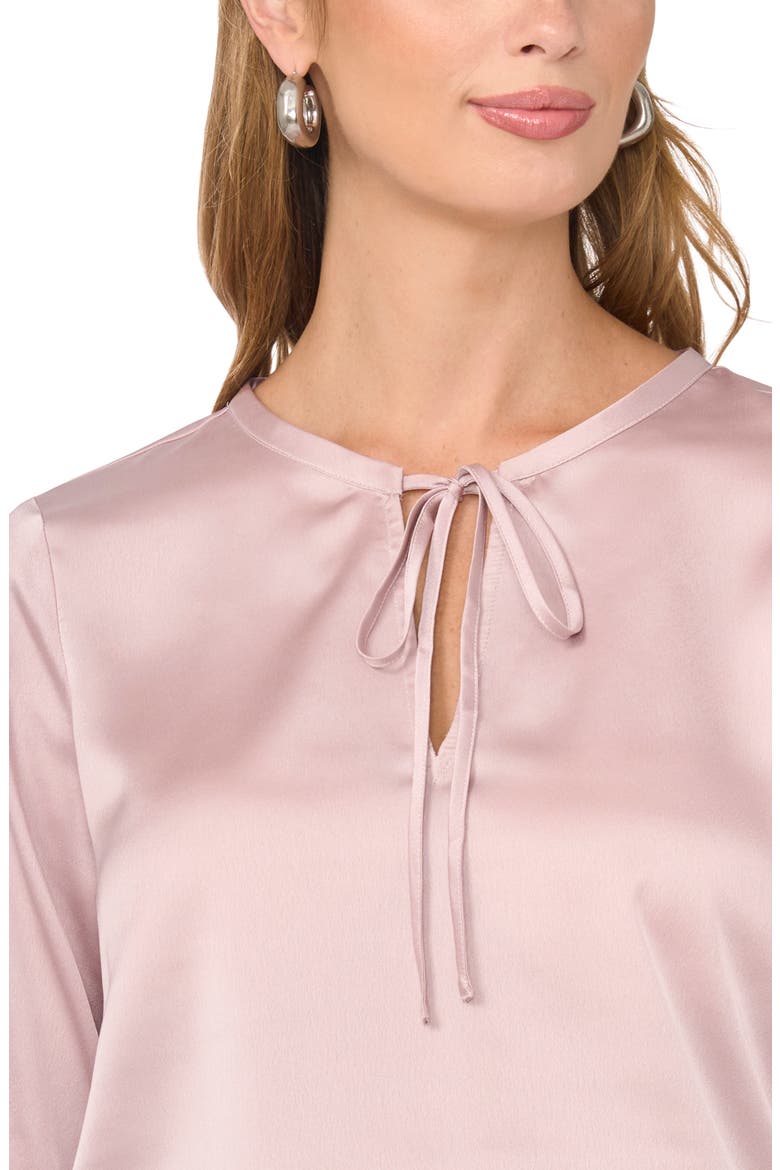 Ruffle Sleeve Satin Top, Alternate, color, EUPHORIA