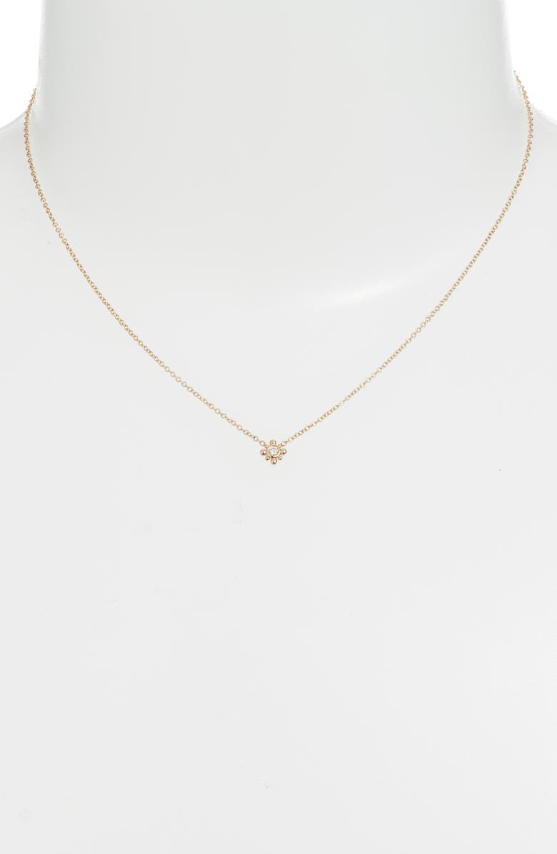 Zoë Chicco Bead Diamond Station Necklace, Alternate, color,