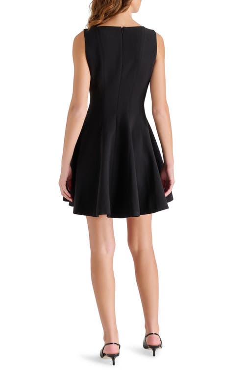 Steve Madden Nili Fit & Flare Minidress In Black
