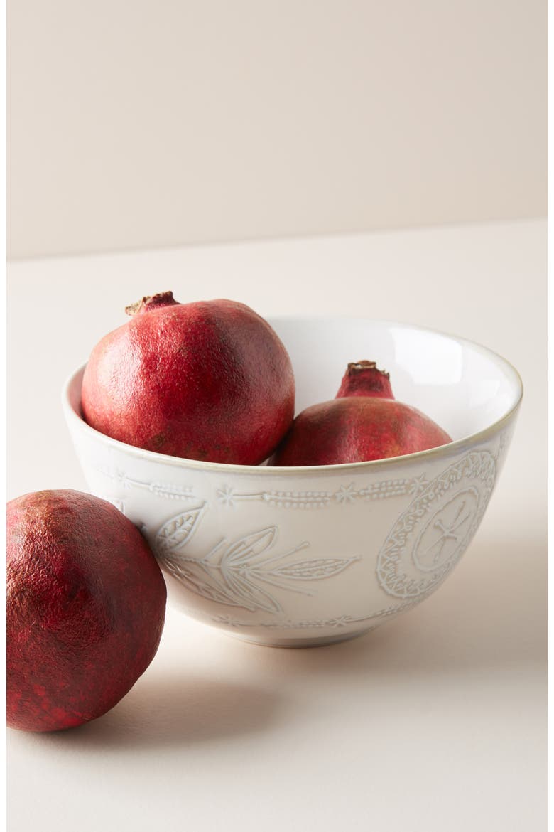 Anthropologie Uret Stoneware Bowl, Alternate, color, WHITE