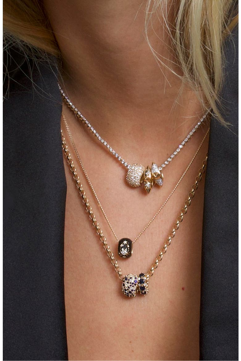 Rolo Chain Necklace, Alternate, color, YELLOW