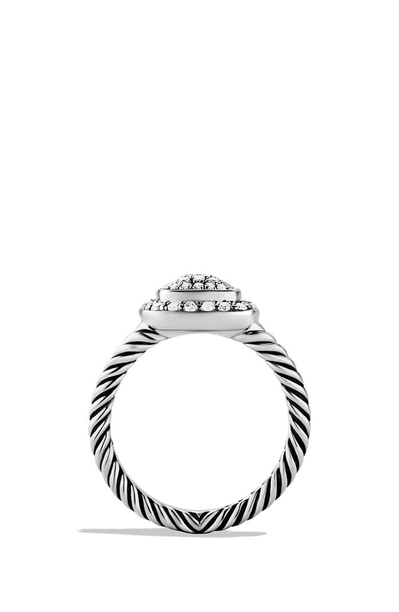 David Yurman Albion Petite Ring with Diamonds, Alternate, color,
