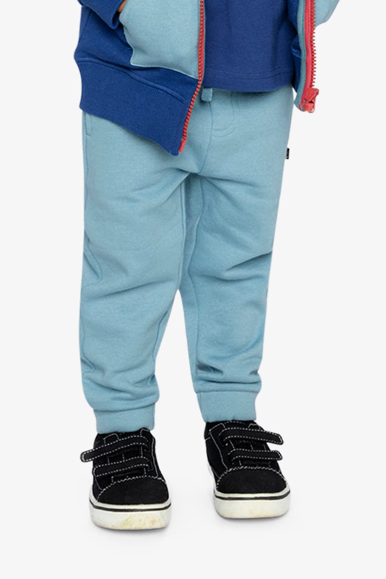 Fleece Drawstring Waist Side Pocket Sweatpants, Main, color, Pale Turquoise