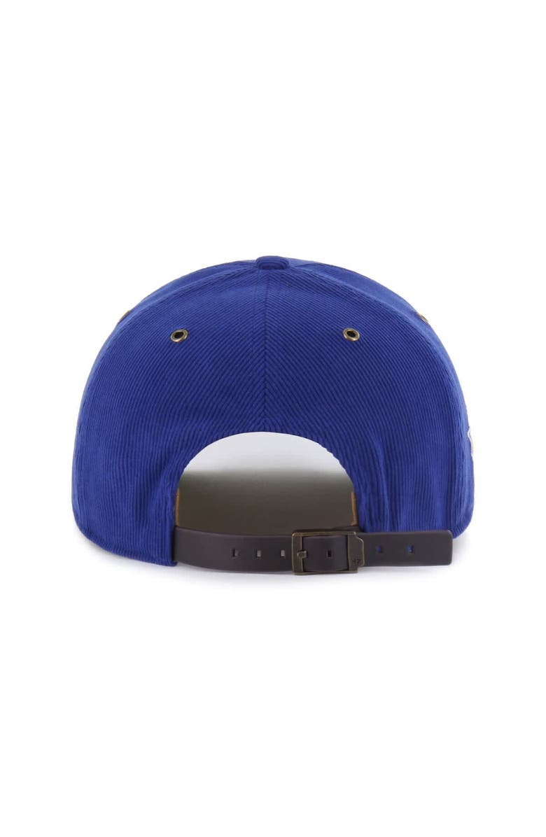 '47 Men's '47 Royal New York Knicks Golden Age Relaxed Corduroy Hitch Adjustable Hat, Alternate, color, 