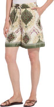 Lysse Adhara Satin Drawstring Shorts